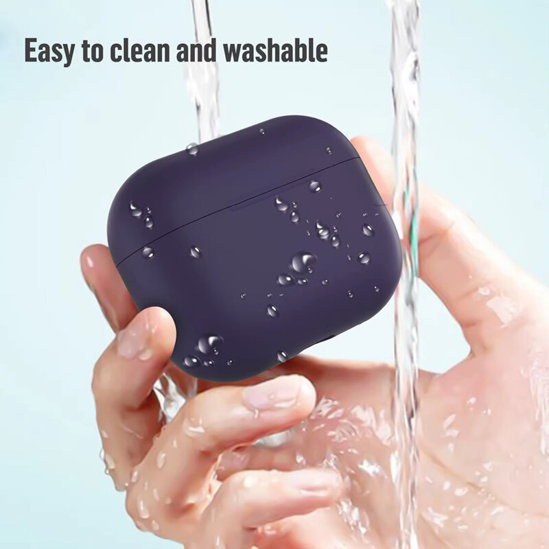 Husa AirPods Pro 2 Blueo Liquid Silicone, albastru