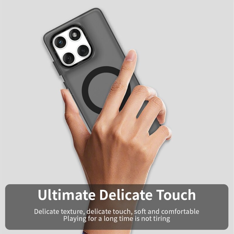 Husa Motorola Edge 60 Techsuit CandyCase MagSafe, negru