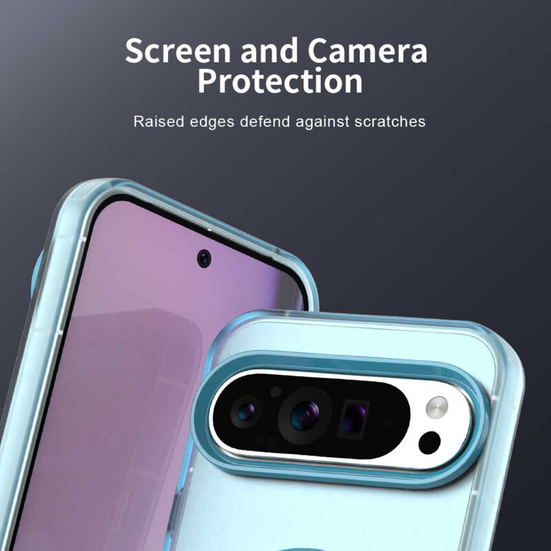 Husa Google Pixel 10 Pro XL Techsuit CandyCase MagSafe, albastru
