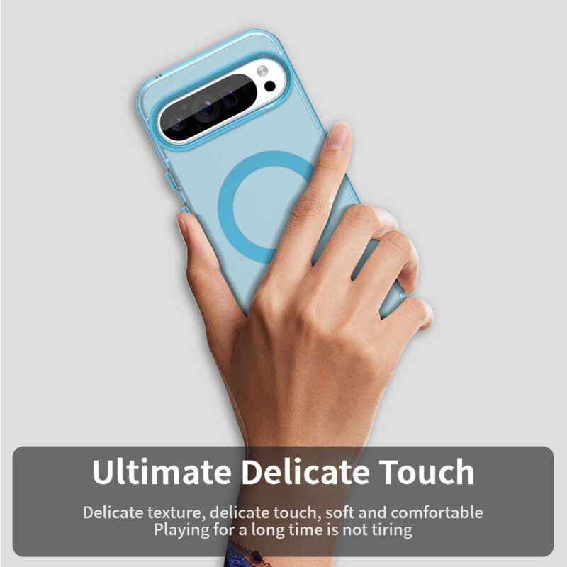 Husa Google Pixel 10 Pro XL Techsuit CandyCase MagSafe, albastru