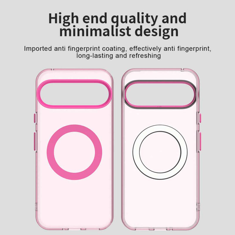 Husa Google Pixel 10 Techsuit CandyCase MagSafe, roz