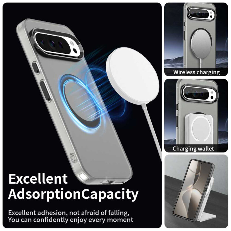 Husa Google Pixel 10 Techsuit CandyCase MagSafe, negru