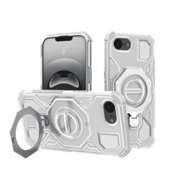 Husa iPhone 16e Techsuit Carbon Shield PRO, alb