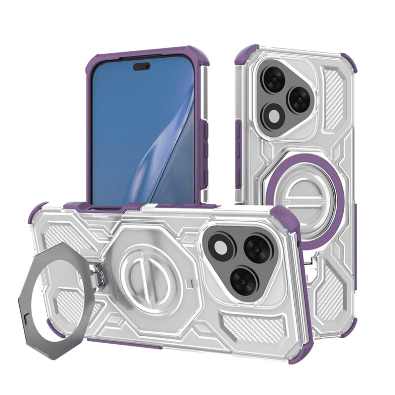 Husa Honor 400 Lite Techsuit Carbon Shield PRO, mov