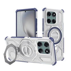 Husa Motorola Edge 60 Techsuit Carbon Shield PRO, albastru