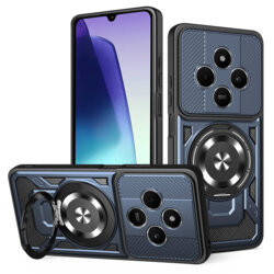 Husa Xiaomi Poco C75 Techsuit RuggedCam, albastru