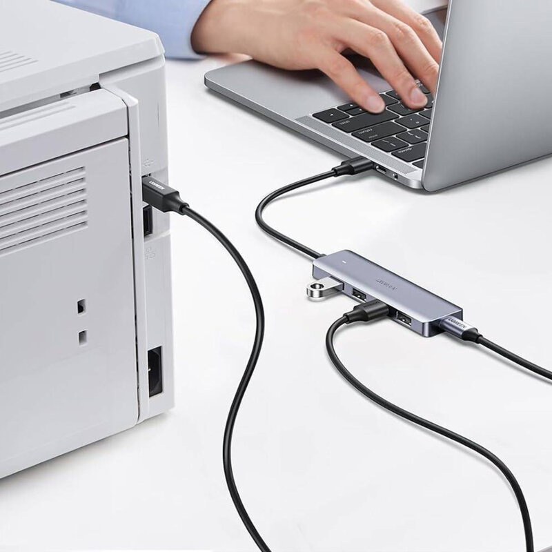 HUB 5in1 USB, Micro-USB Ugreen, Plug & Play, 5Gbps, 0.15m, 50985