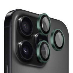 Folie iPhone 13 Pro Max Blueo Original Metal Frame Lens Protector, verde