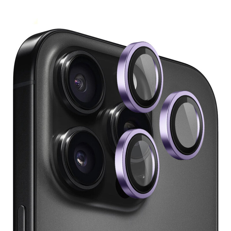 Folie iPhone 14 Pro Blueo Original Metal Frame Lens Protector, mov
