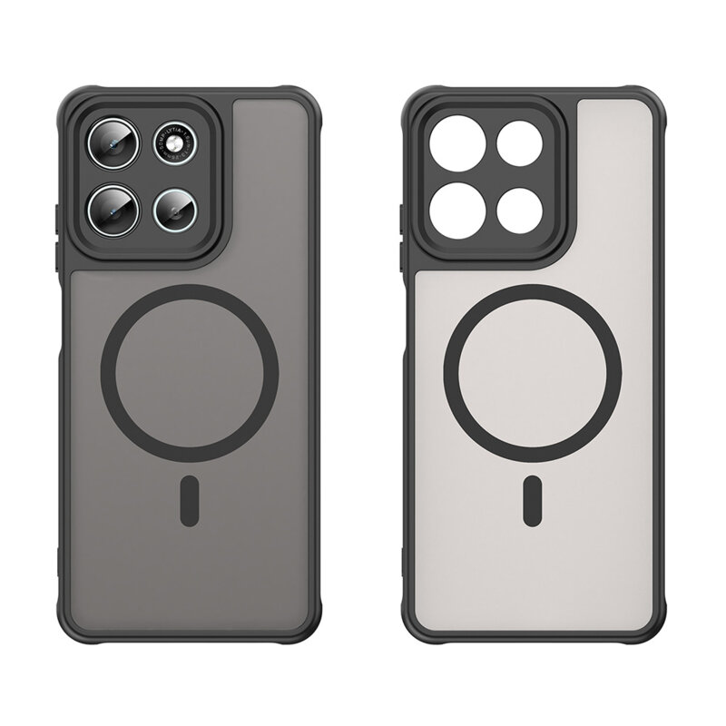 Husa Motorola Moto G56 Techsuit HaloFrost II MagSafe, negru