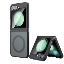 Husa Samsung Galaxy Z Flip6 Techsuit PureFrost MagSafe, negru frost