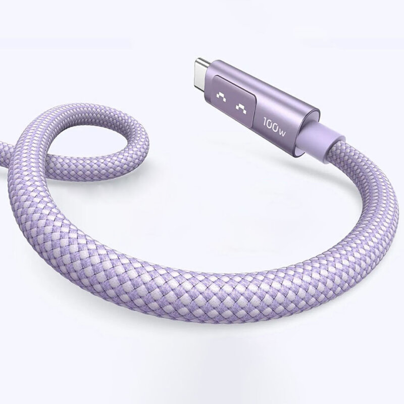 Cablu incarcare Type-C 100W, 5A, 2m Ugreen, gri, 35512