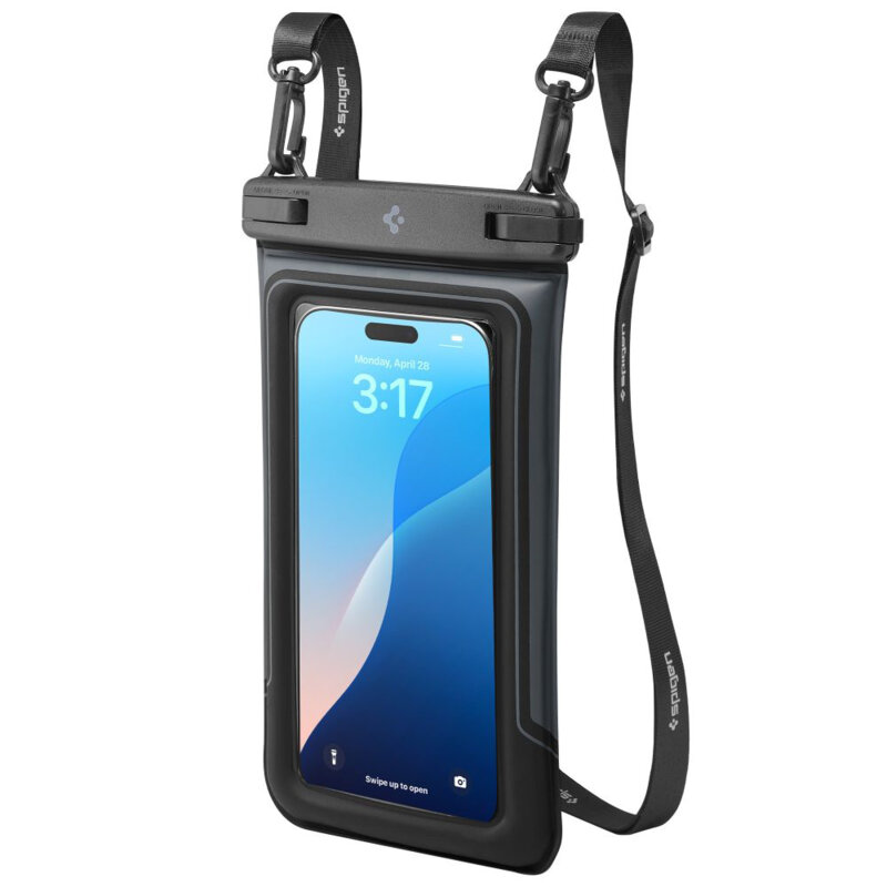 [Pachet 2x] Husa impermeabila telefon IPX8 Spigen A611P, negru