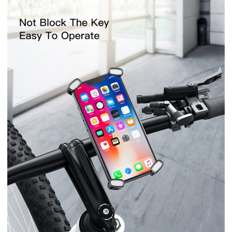 Suport de telefon pentru bicicleta ajustabil Yesido C191, negru