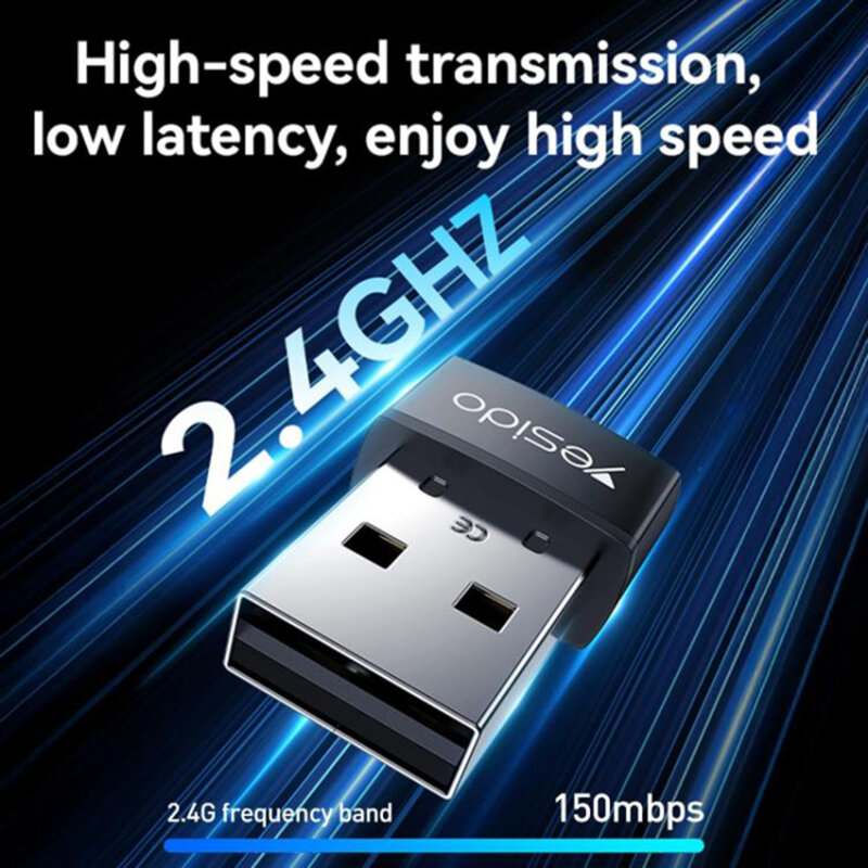 Adaptor Wi-Fi USB stick Yesido WP10, 150Mbps, negru