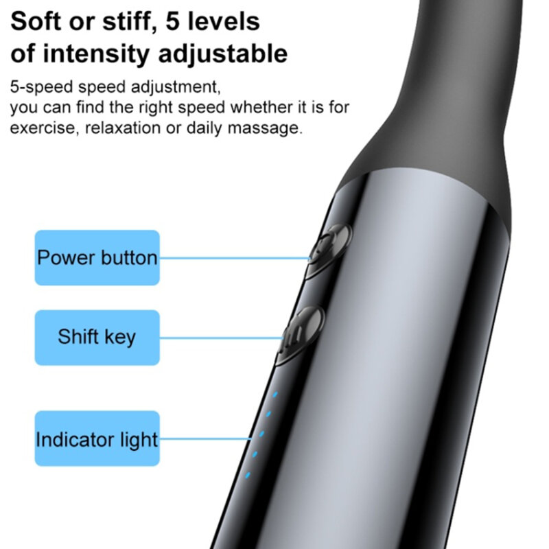Aparat de masaj pentru spate, de mana Yesido MG07, negru