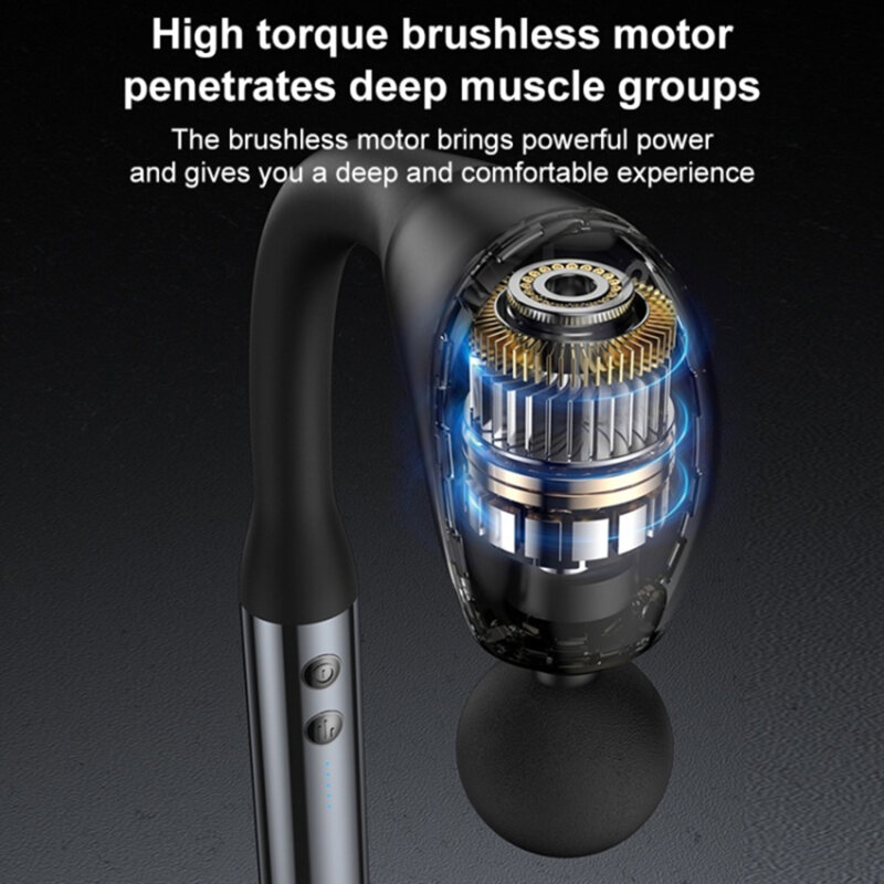 Aparat de masaj pentru spate, de mana Yesido MG07, negru