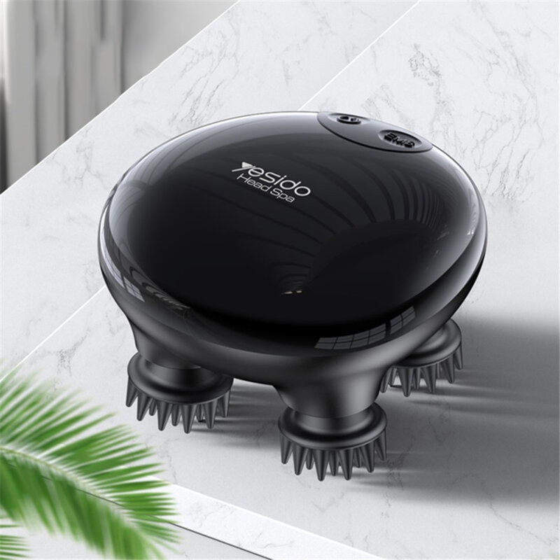 Masajer electric portabil cu 4 viteze Yesido MG04, negru