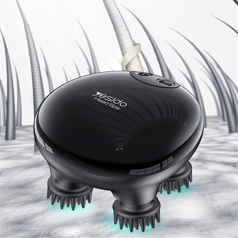 Masajer electric portabil cu 4 viteze Yesido MG04, negru