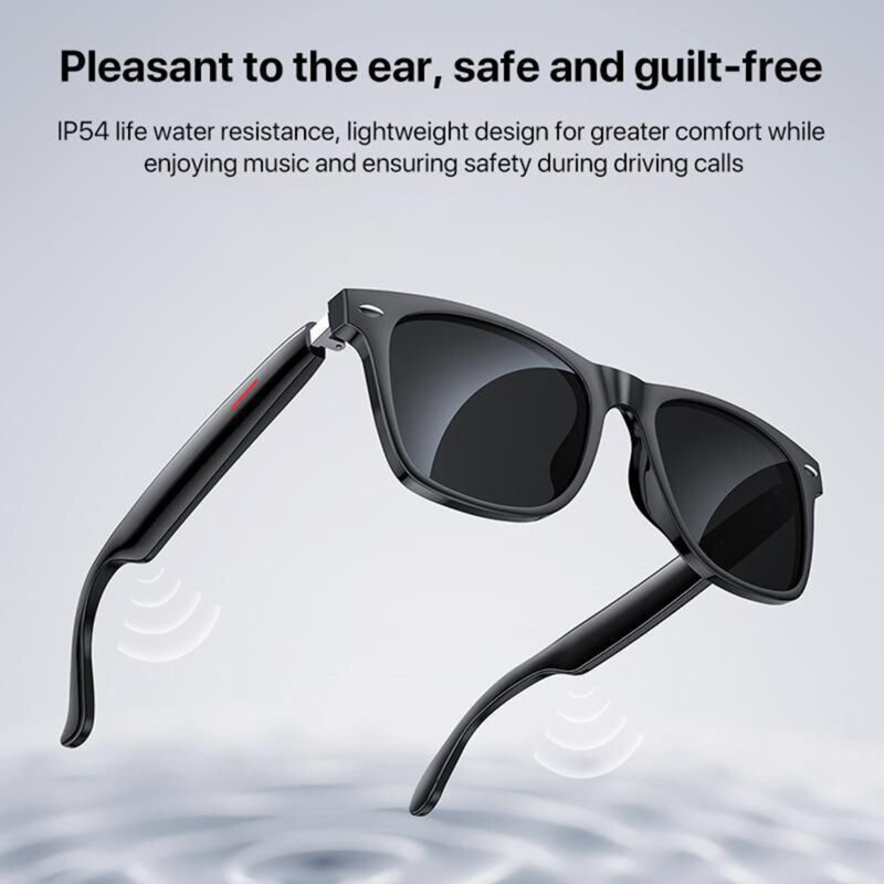 Ochelari smart cu difuzoare incorporate Yesido IO35, negru