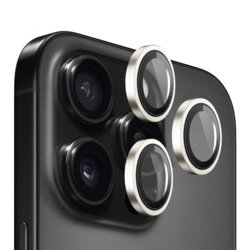 Folie iPhone 14 Pro Blueo Original Metal Frame Lens Protector, auriu