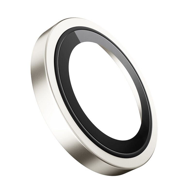 Folie iPhone 14 Pro Max Blueo Original Metal Frame Lens Protector, auriu