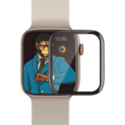 Folie Apple Watch 8 41mm cu aplicator Blueo High Molecule, negru