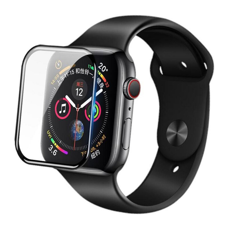 Folie Apple Watch SE 2 40mm cu aplicator Blueo High Molecule, negru