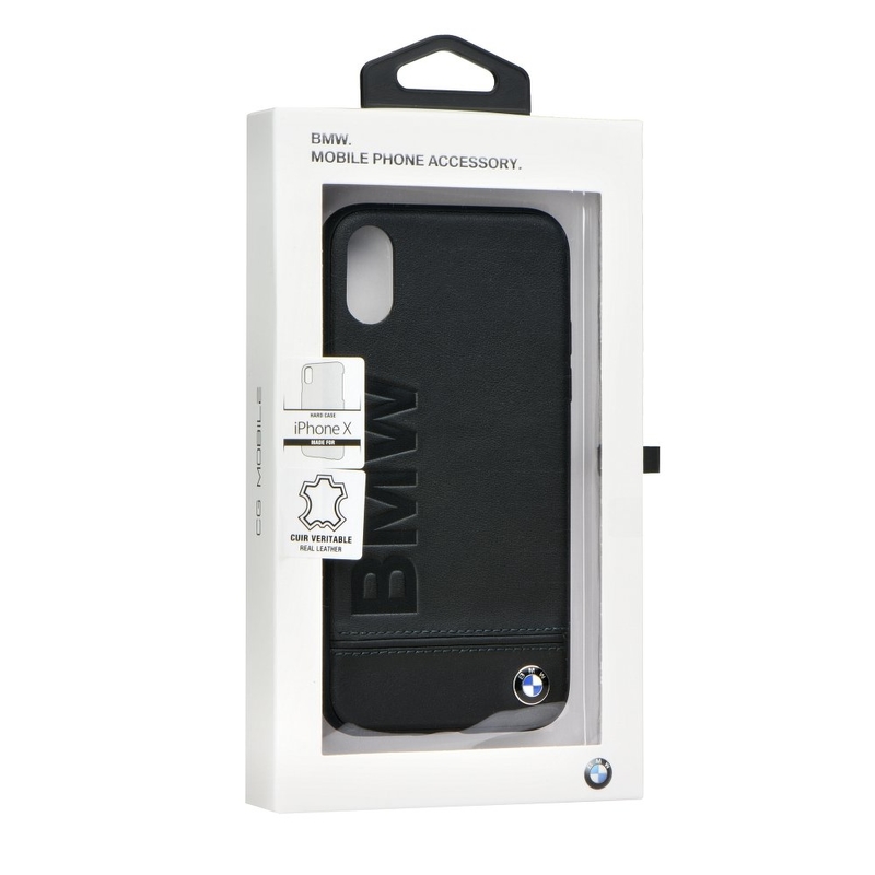 Bumper iPhone XS BMW - Negru BMHCPXLLSB