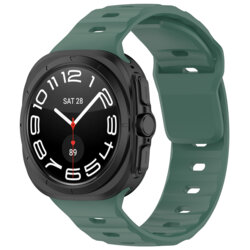 Curea Samsung Galaxy Watch Ultra 2 Techsuit, verde inchis, W055
