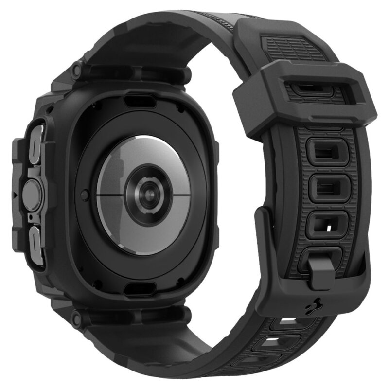 [Pachet husa + curea] Samsung Galaxy Watch Ultra 2 Spigen Rugged Armor Pro, negru