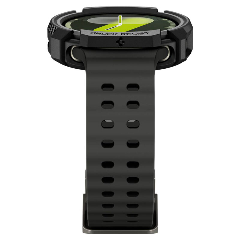 Husa Samsung Galaxy Watch8 40mm Spigen Rugged Armor, negru