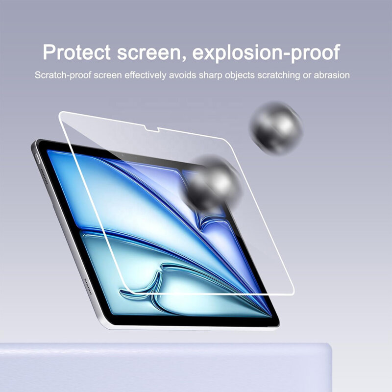 Folie iPad 2017 9.7 A1822/A1823 Blueo HD Tempered Glass transparenta