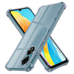 Husa Oppo A38 Techsuit Shockproof Clear Silicone, fumuriu