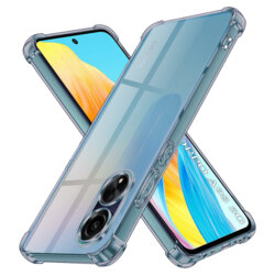 Husa Oppo A98 5G Techsuit Shockproof Clear Silicone, fumuriu
