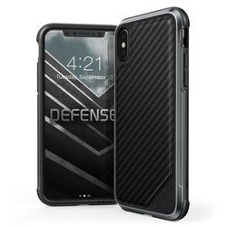 Husa Apple iPhone XS X-Doria Defense Lux - Black Carbon