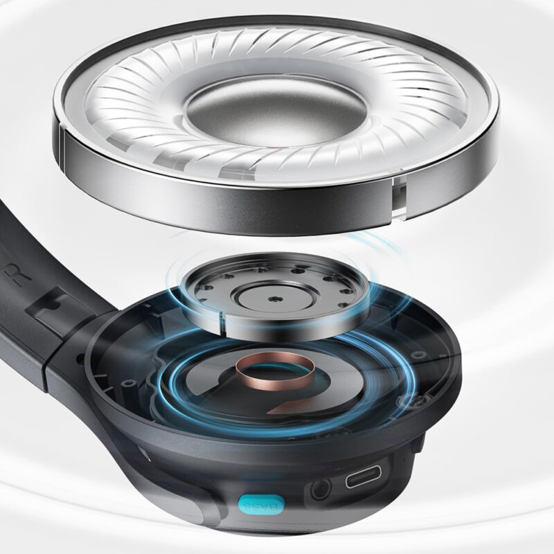 Casti wireless Bluetooth Hi-Res Anker SoundCore Q11i, negru