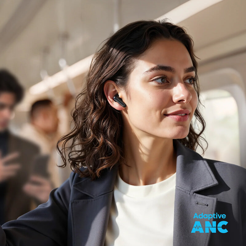 Casti wireless ANC, baterie externa Lightning Anker P41i, negru