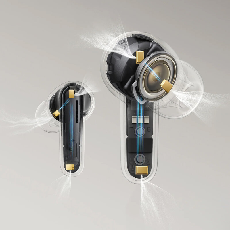 Casti wireless ANC, baterie externa Lightning Anker P41i, negru