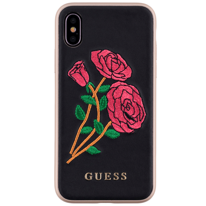 Bumper iPhone XS Guess - Red Roses GUHCPXEROBK