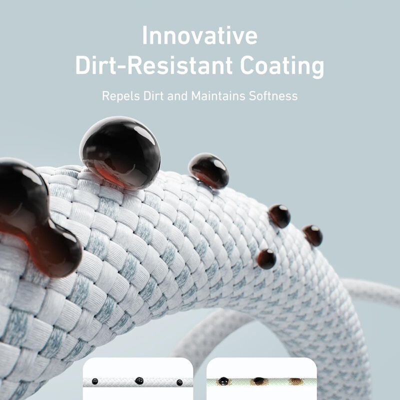 Cablu tip C Ultra Fast Charging 240W, 1m Anker Zolo, alb