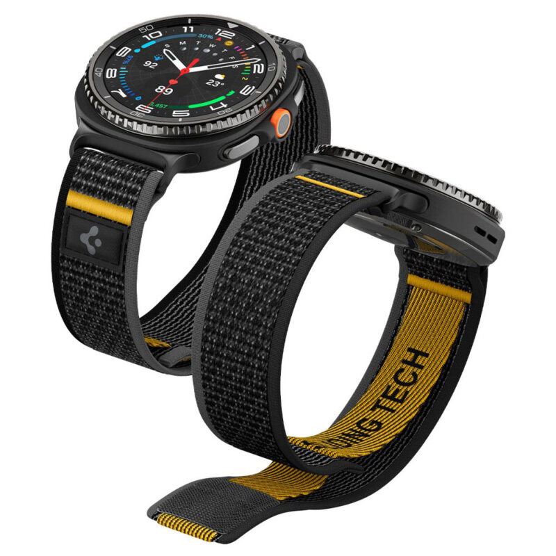 Curea Samsung Galaxy Watch8 Classic Spigen Athlex Air, negru