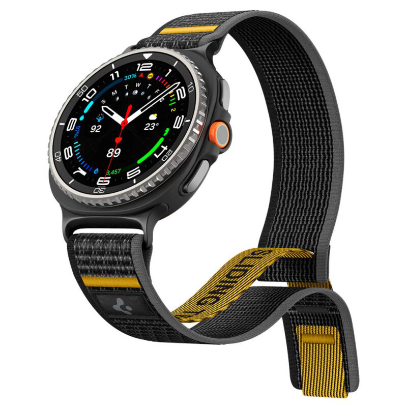 Curea Samsung Galaxy Watch8 Classic Spigen Athlex Air, negru