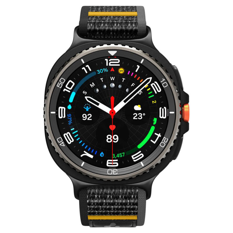 Curea Samsung Galaxy Watch8 Classic Spigen Athlex Air, negru