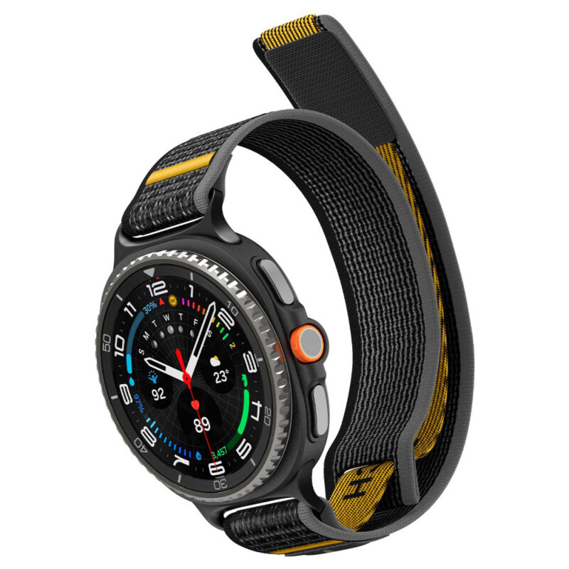 Curea Samsung Galaxy Watch8 Classic Spigen Athlex Air, negru