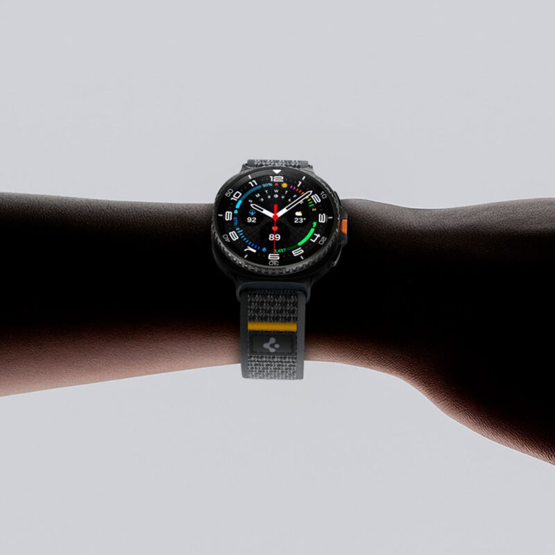 Curea Samsung Galaxy Watch8 Classic Spigen Athlex Air, negru