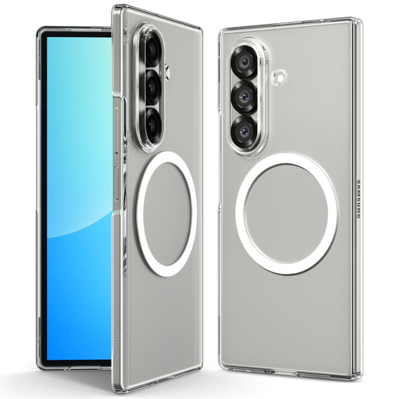 Husa Samsung Galaxy Z Fold7 Spigen Air Skin MagSafe, transparenta