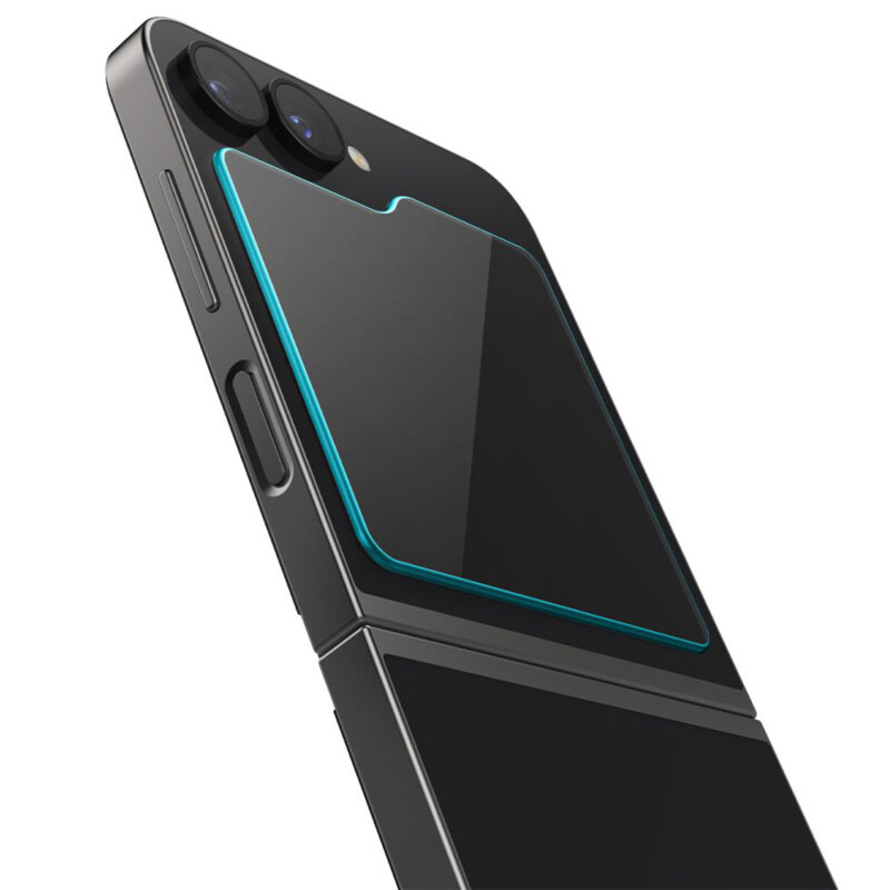 [Pachet 2x] Folie Samsung Galaxy Z Flip7 FE Spigen Glas.tR EZ Fit, transparenta