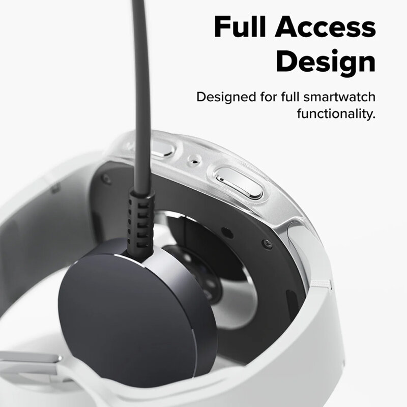 [Pachet 2x] Husa Samsung Galaxy Watch8 40mm Ringke Slim, clear/mata