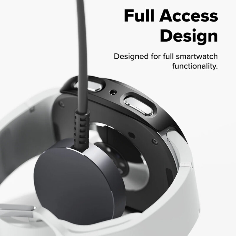 [Pachet 2x] Husa Samsung Galaxy Watch8 Classic Ringke Slim, clear/negru mat